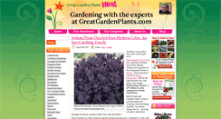 Desktop Screenshot of greatgardenplantsblog.com
