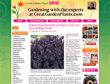 Tablet Screenshot of greatgardenplantsblog.com